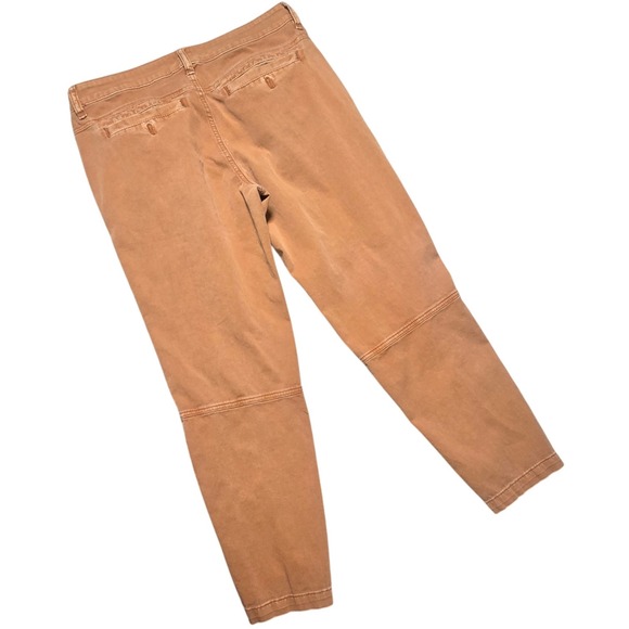 Prana Meme Khaki Chino Pants Brown Burnt Orange Size 6 Outdoors Cabincore - Picture 4 of 6